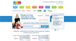 Desktop Screenshot of credit-conso.be