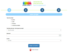 Tablet Screenshot of credit-conso.org